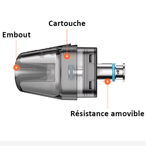 Cartouche de rechange pour le pod Flexus SE Aspire